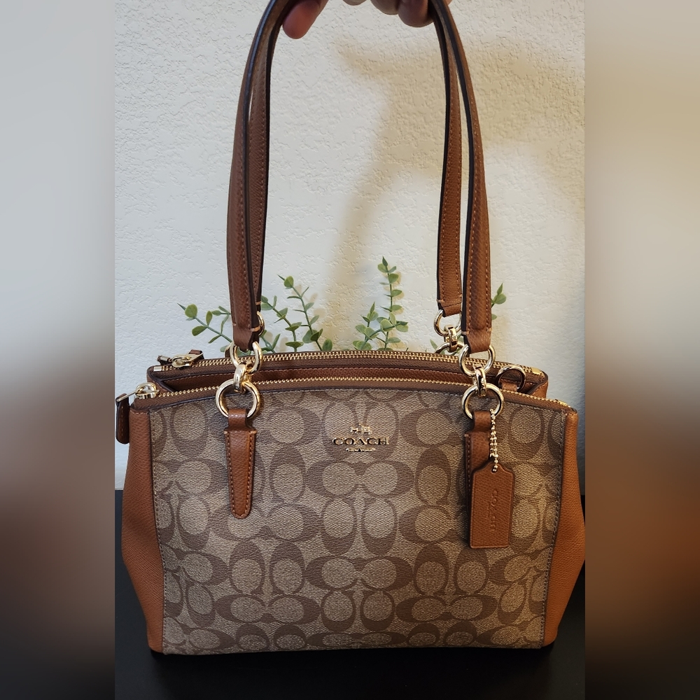 COACH Crossbody Bag CHRISTIE CARRYALL IN SIGNATURE